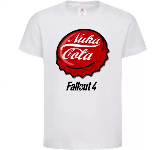 Детская футболка Nuka cola Белый фото