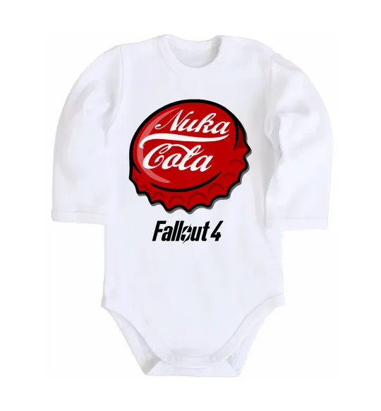 Дитячий бодік Nuka cola Білий фото