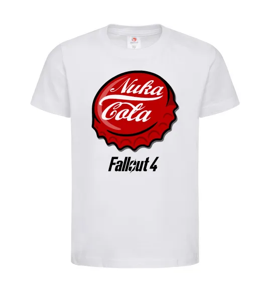 Детская футболка Nuka cola Белый фото