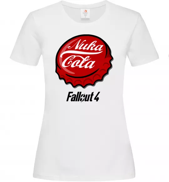 Жіноча футболка Nuka cola Білий фото