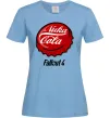 Жіноча футболка Nuka cola Блакитний фото
