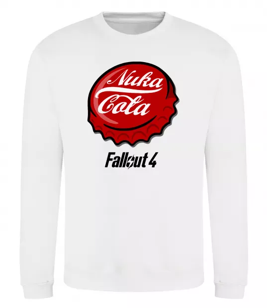 Світшот Nuka cola Білий фото