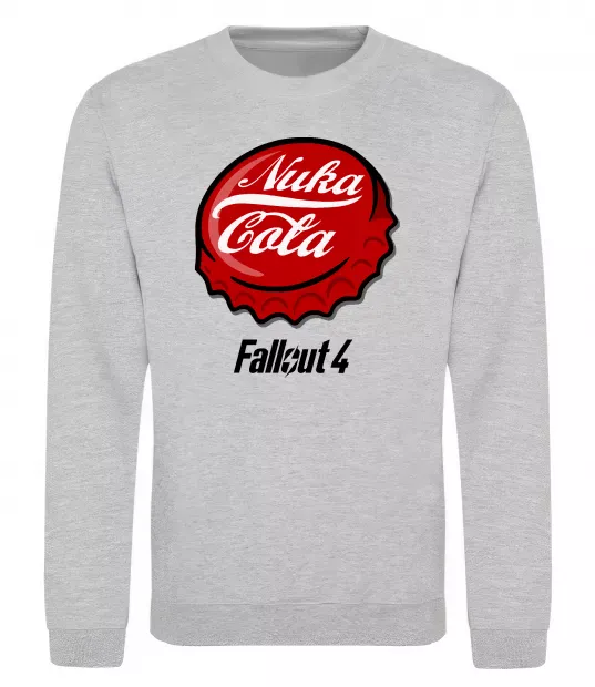 Світшот Nuka cola Сірий меланж фото