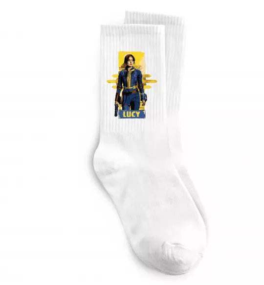 Носки Lucy Fallout Белый фото