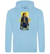 Мужская толстовка (худи) Lucy Fallout Голубой фото