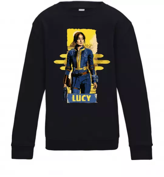 Детский Свитшот Lucy Fallout Черный фото