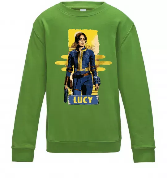 Детский Свитшот Lucy Fallout Лаймовый фото