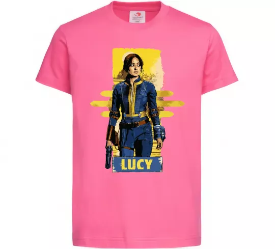 Детская футболка Lucy Fallout Ярко-розовый фото