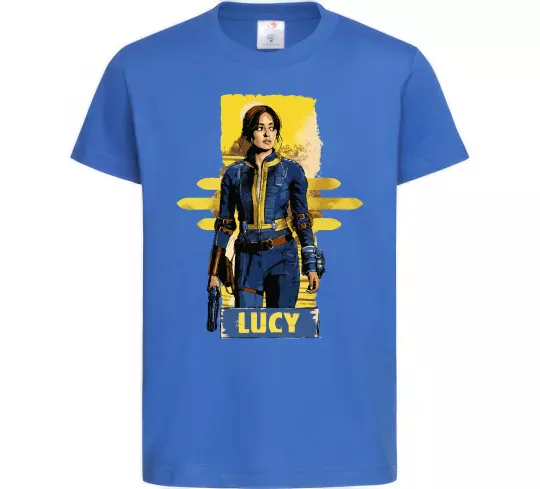 Детская футболка Lucy Fallout Ярко-синий фото