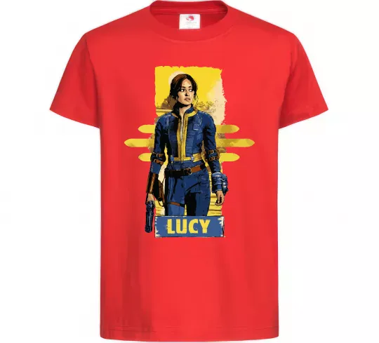 Детская футболка Lucy Fallout Красный фото