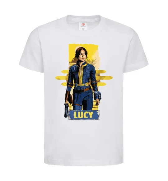 Детская футболка Lucy Fallout Белый фото