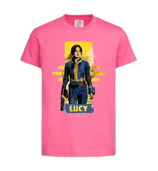 Детская футболка Lucy Fallout Ярко-розовый фото