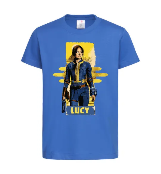 Детская футболка Lucy Fallout Ярко-синий фото