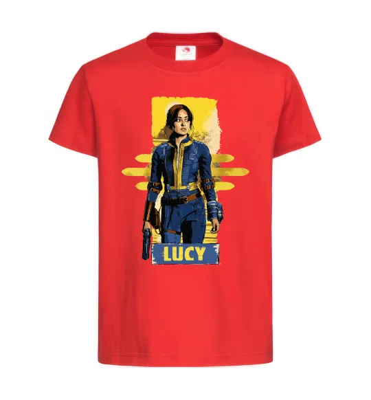 Детская футболка Lucy Fallout Красный фото