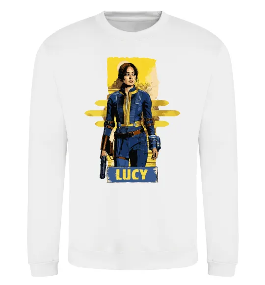 Світшот Lucy Fallout Білий фото