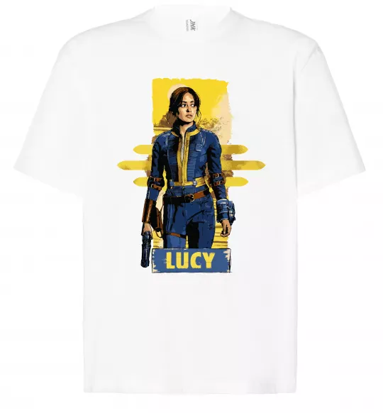 Футболка Оверсайз Lucy Fallout Белый фото