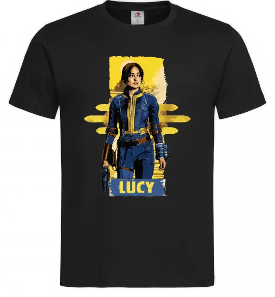 Чоловіча футболка Lucy Fallout Чорний фото