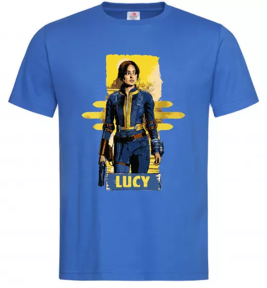 Чоловіча футболка Lucy Fallout Яскраво-синій фото