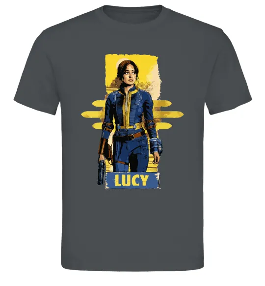 Чоловіча футболка Lucy Fallout Графіт фото