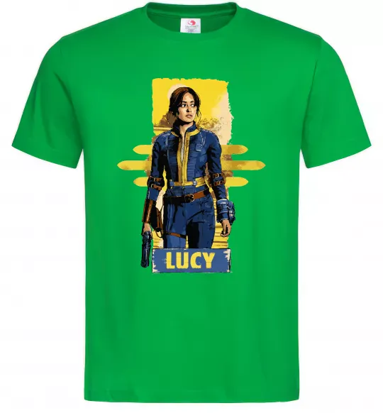 Чоловіча футболка Lucy Fallout Зелений фото