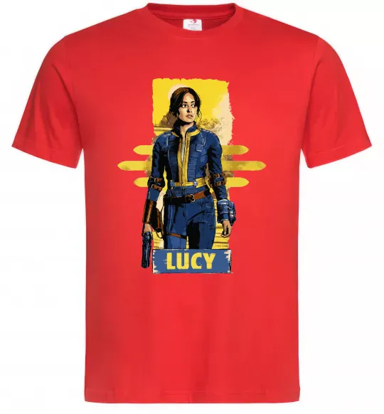 Чоловіча футболка Lucy Fallout Червоний фото