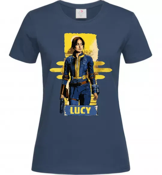 Женская футболка Lucy Fallout Темно-синий фото
