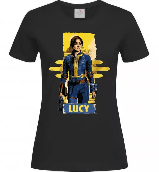 Женская футболка Lucy Fallout Черный фото