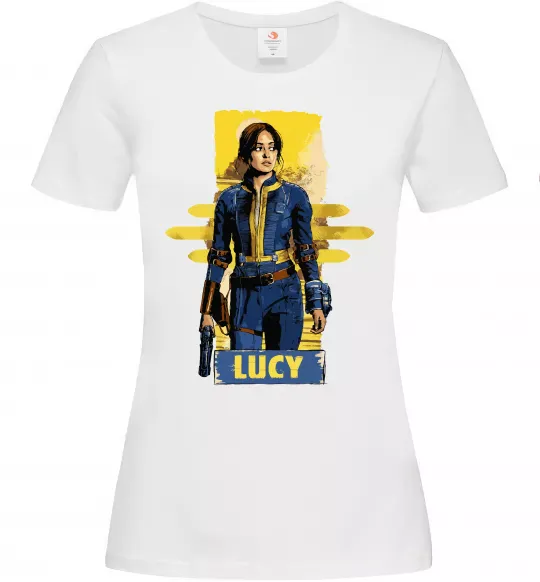 Женская футболка Lucy Fallout Белый фото