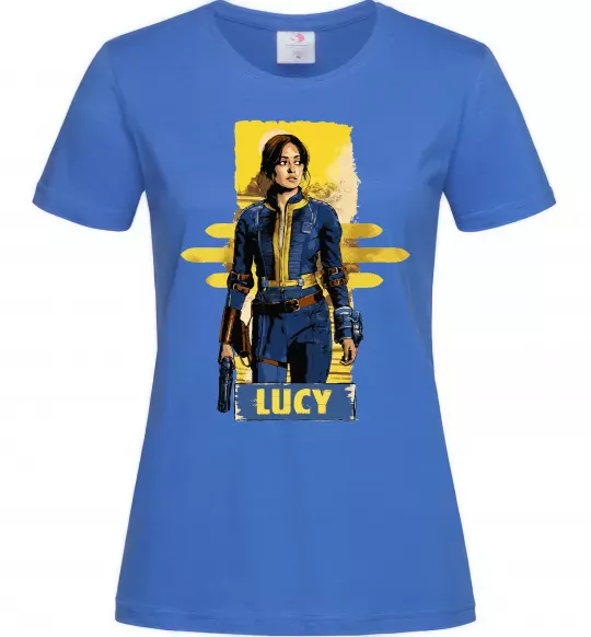 Женская футболка Lucy Fallout Ярко-синий фото