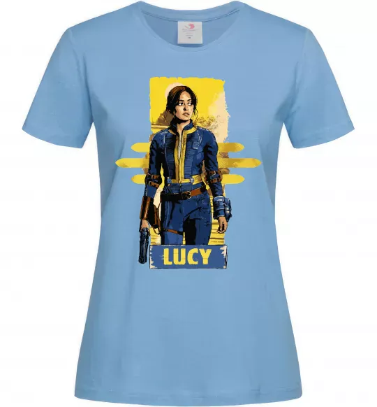Женская футболка Lucy Fallout Голубой фото