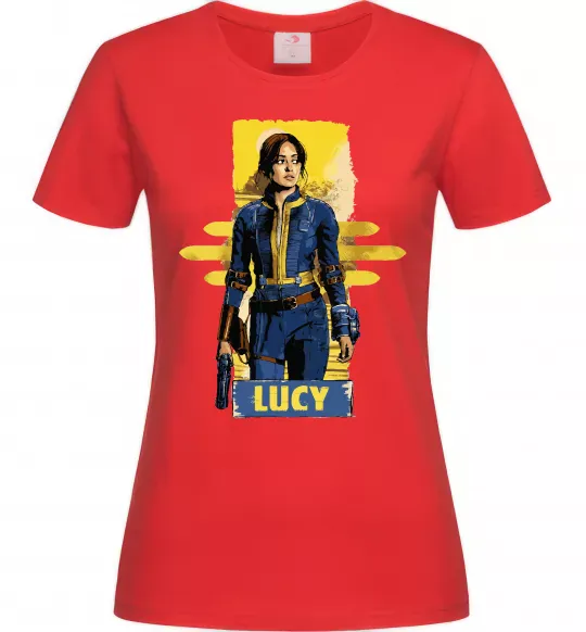 Женская футболка Lucy Fallout Красный фото