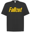 Футболка Оверсайз Fallout logo Черный фото