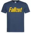 Мужская футболка Fallout logo Темно-синий фото