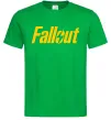 Мужская футболка Fallout logo Зеленый фото