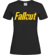 Женская футболка Fallout logo Черный фото