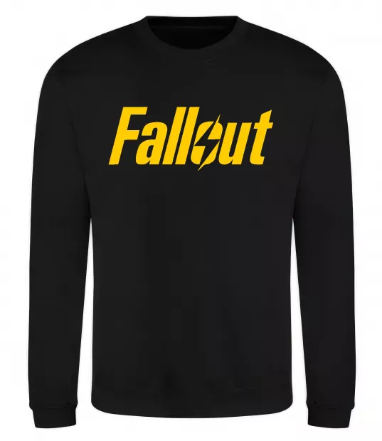 Свитшот Fallout logo Черный фото