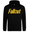 Чоловіча толстовка (худі) Fallout logo Чорний фото