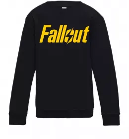 Детский Свитшот Lucy Fallout Черный фото