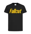 Детская футболка Fallout logo Черный фото
