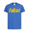 Детская футболка Fallout logo Ярко-синий фото