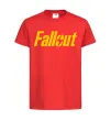 Детская футболка Fallout logo Красный фото
