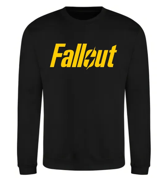 Свитшот Fallout logo Черный фото