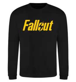 Світшот Fallout logo Чорний фото