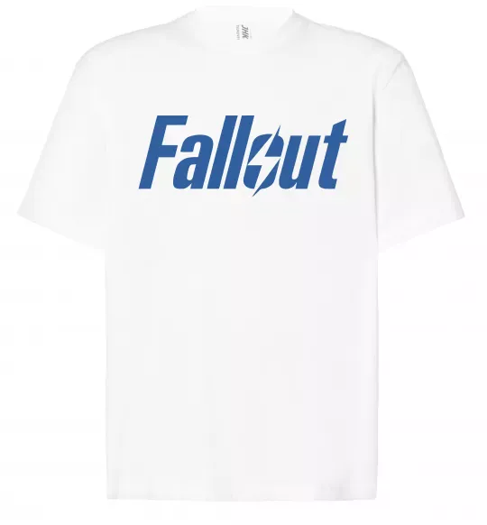 Футболка Оверсайз Fallout logo Белый фото