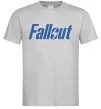 Мужская футболка Fallout logo Серый фото