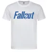 Мужская футболка Fallout logo Белый фото