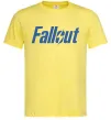 Мужская футболка Fallout logo Лимонный фото