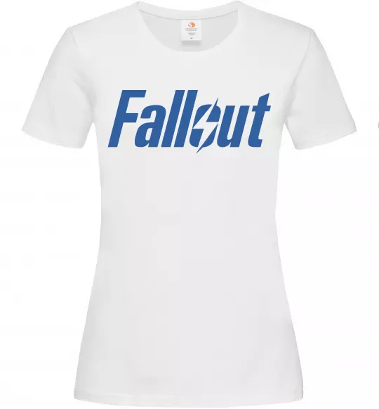 Женская футболка Fallout logo Белый фото