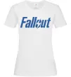 Женская футболка Fallout logo Белый фото