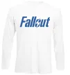 Лонгслив Fallout logo Белый фото
